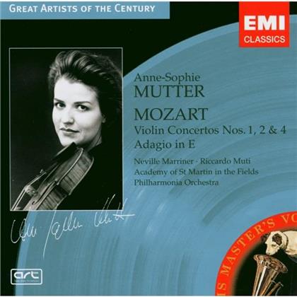 Wolfgang Amadeus Mozart (1756-1791), Riccardo Muti, Sir Neville Marriner, Anne-Sophie Mutter, … - Violinkonzert 1,2,4