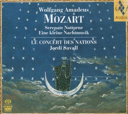 Wolfgang Amadeus Mozart (1756-1791), Jordi Savall & Le Concert des Nations - Serenate Notturne - Eine Kleine Nachtmusik (Hybrid SACD)
