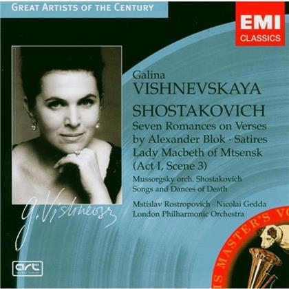Galina Vishnevskaya & Dimitri Schostakowitsch (1906-1975) - Lieder/Lady Macbeth