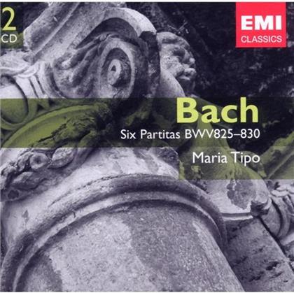 Maria Tipo & Johann Sebastian Bach (1685-1750) - 6 Partiten (2 CD)