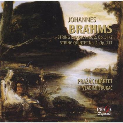 Bukac Vladimir/Prazak Quartet & Johannes Brahms (1833-1897) - Streichquartett 2/Streichquintett (SACD)