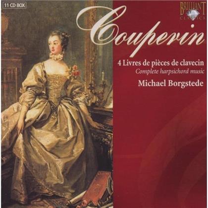 Michael Borgstede & François Couperin Le Grand (1668-1733) - Quatre Livres De Pieces De Clavecin (11 CDs)