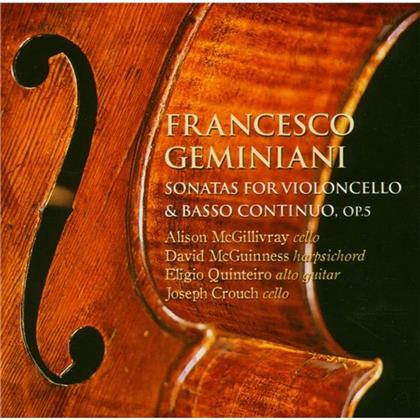 Alison McGillivray (Cello) & Francesco Geminiani (1687-1762) - Prelude, Sonate Fuer Cello & B (SACD)