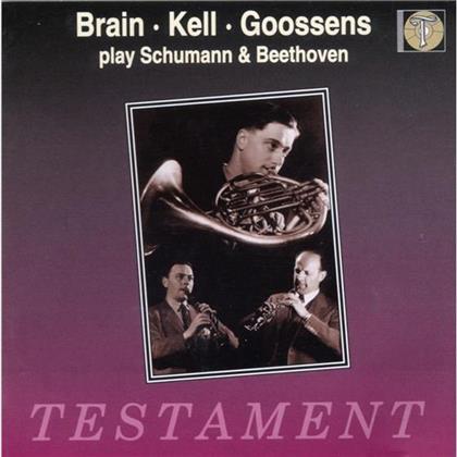 Brain (Horn), Kell (Klarinette) & Robert Schumann (1810-1856) - Adagio & Allegro Op70, Fantasie