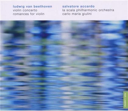 Salvatore Accardo & Ludwig van Beethoven (1770-1827) - Mfy/Violinkonzert + Romanzen