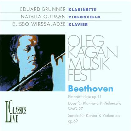 Brunner/Gutmann & Ludwig van Beethoven (1770-1827) - Trio Fuer Klavier (Klarinette)