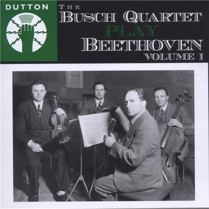 Busch Quartett & Ludwig van Beethoven (1770-1827) - Quartett Op18/1, Op95, Op135