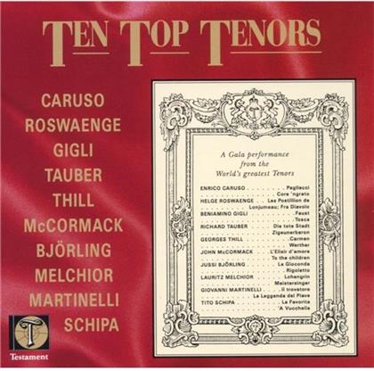 Caruso, Roswaenge, Tauber & Various - Ten Top Tenors