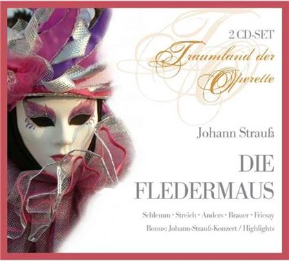 Schlemm/Streich/Anders/Brauer & Johann Strauss - Die Fledermaus (2 CDs)