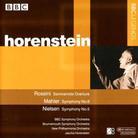 Horenstein Jascha/Bbc/Bournemouth/Npho, Rossini, Gustav Mahler (1860-1911) & Erik Nielsen - Semiramis Ouv./Sinfonie 6/Sinfonie 5 (2 CDs)