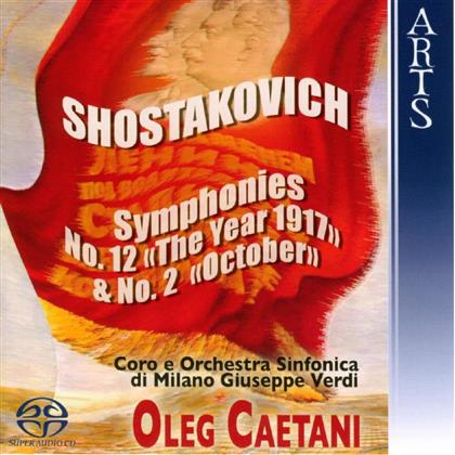 Caetani Oleg / Os Milano & Dimitri Schostakowitsch (1906-1975) - Sinfonien 12, 2 (SACD)