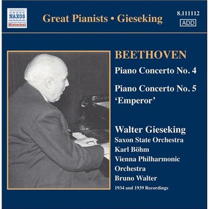 Gieseking Walter / Böhm / Walter & Ludwig van Beethoven (1770-1827) - Klavierkonzerte 4, 5