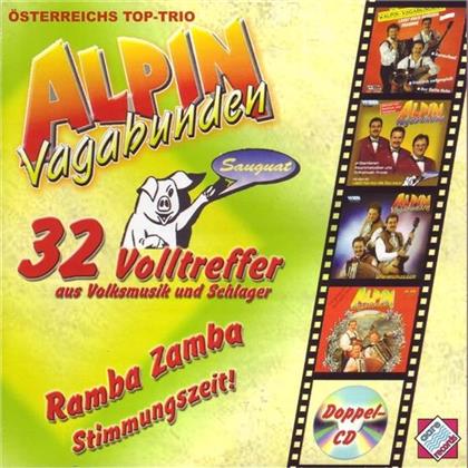 Alpin Vagabunden - 32 Volltreffer Aus Volksmusik & Schlager (2 CDs)
