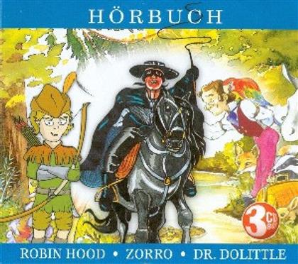 Robin Hood/Zorro/Dr. Dolittle - Various - Hörbuch s (3 CDs)