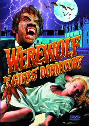 Werewolf in a girl's dormitory (b/w)