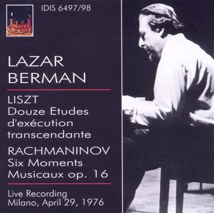 Lazar Berman & Franz Liszt (1811-1886) - Etudes D'execution Transcendantes (2 CD)