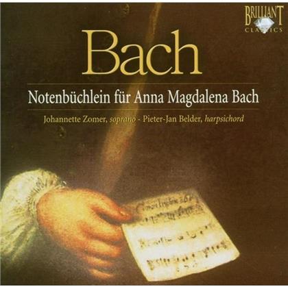 Zomer Johannette/Belder Pieter-Jan & Johann Sebastian Bach (1685-1750) - Notenbüchlein Für Anna Magdalena Bach