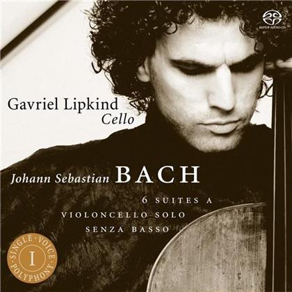 Gavriel Lipkind & Johann Sebastian Bach (1685-1750) - Cellosuiten 1-6 (3 CDs)