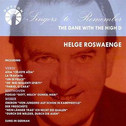 Helge Roswaenge & Various - Singers To Remember