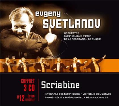 Evgeny Svetlanov & Scriabine - Sinfonien (3 CDs)