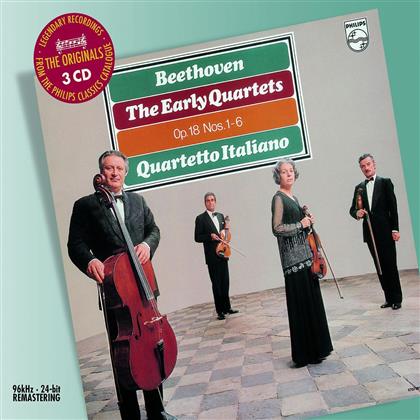 Quartetto Italiana & Ludwig van Beethoven (1770-1827) - Early String Quartets The (3 CDs)
