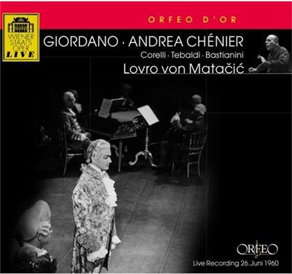 Matacic/Corelli/Bastiani/Tebaldi & Umberto Giordano (1867-1948) - Andrea Chenier (2 CD)