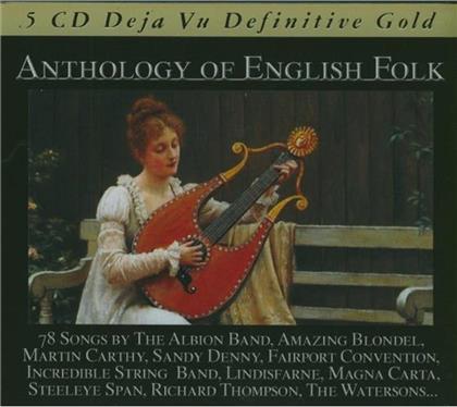 Anthology Of English Folk - Various - Deja Vu Records (5 CDs)