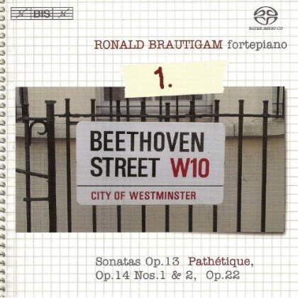 Ronald Brautigam & Ludwig van Beethoven (1770-1827) - Klavierw. Vol. 1 - Son. 8,9,10,11 (SACD)