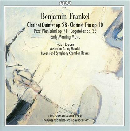 Dean / Australian Quartet Queensland & Benjamin Frankel - Kammermusik Fuer Klarinette