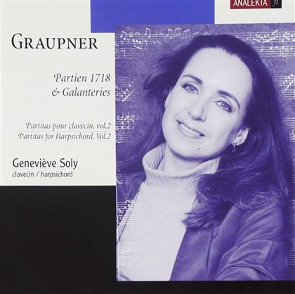Genevieve Soly & Johann Christoph Graupner (1683-1760) - Aria Gwv136, Partita Nr2 Gwv10 - Cembalo