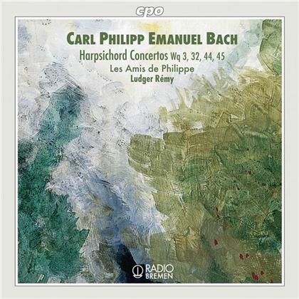 Les Amis De Philippe & Carl Philipp Emanuel Bach (1714-1788) - Konzert Fuer Cembalo Wq3, Wq32