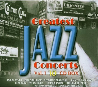 The Greatest Jazz Concerts - Vol. 1 (10 CDs)