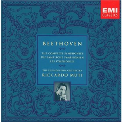 Riccardo Muti & Ludwig van Beethoven (1770-1827) - Sinfonie 1-9 (6 CDs)