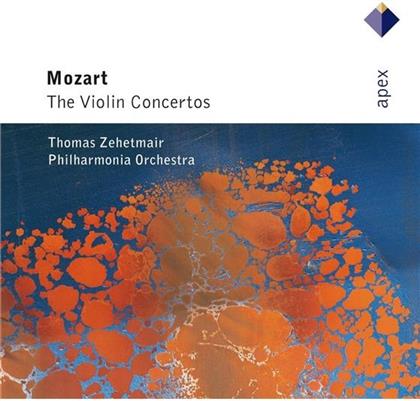 Thomas Zehetmair & Wolfgang Amadeus Mozart (1756-1791) - Violinkonzerte Nr 1-5+Kv271a (2 CDs)