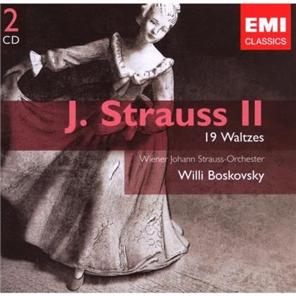 Willi Boskovsky & Johann Strauss II (1825-1899) (Sohn) - Walzer (2 CDs)