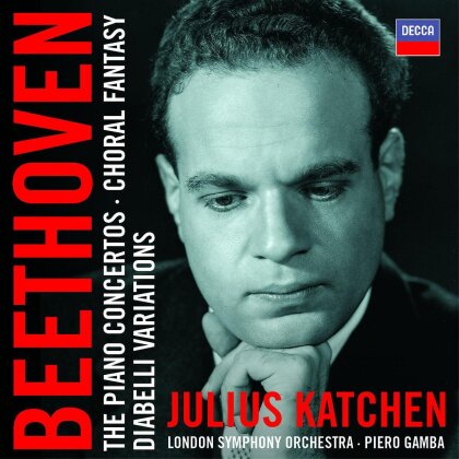 Julius Katchen & Ludwig van Beethoven (1770-1827) - Piano Concertos/Diabelli Varia (4 CDs)
