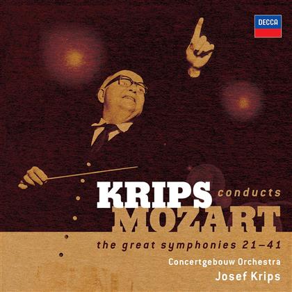 Josef Krips & Wolfgang Amadeus Mozart (1756-1791) - Symphonies 31-41 (6 CDs)