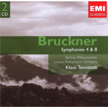 Klaus Tennstedt & Anton Bruckner (1824-1896) - Sinfonien 4,8 (2 CDs)