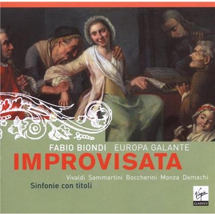 Fabio Biondi & Antonio Vivaldi (1678-1741) - Improvisata/Sinfonie Con Titol