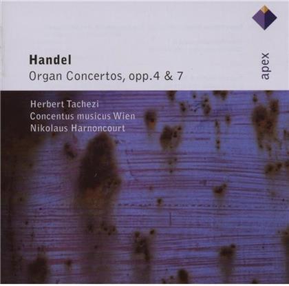 Herbert Tachezi, Georg Friedrich Händel (1685-1759) & Nikolaus Harnoncourt - Orkelkonzerte Op.4+7 (2 CDs)