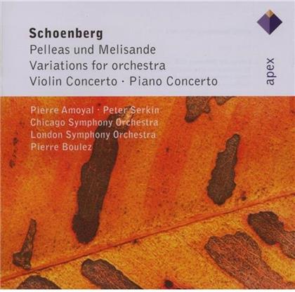 Boulez/Amoyal/Serkin & Arnold Schönberg (1874-1951) - Pelleas&Melisande/Concertos (2 CDs)