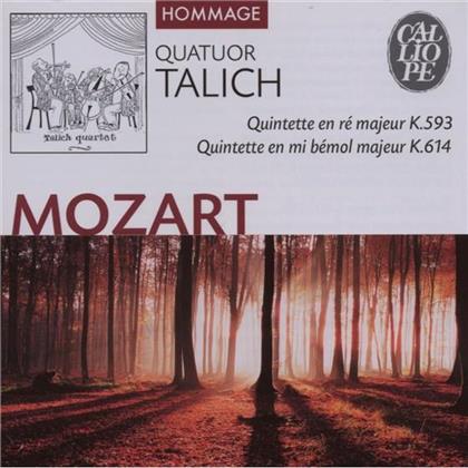 Talich Quartet/Rehak & Wolfgang Amadeus Mozart (1756-1791) - Quintette K593+614