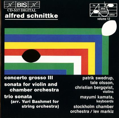 Various & Alfred Schnittke (1934-1998) - Conc Grosso Nr 3/Trio Son/Son