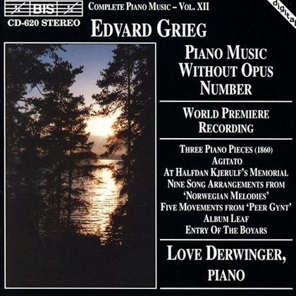 Derwinger & Edvard Grieg (1843-1907) - Klavierwerke Vol12