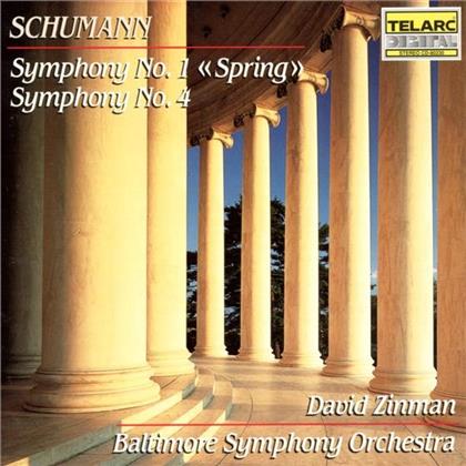 Robert Schumann (1810-1856), David Zinman & Baltimore Symphony Orchestra - Sinf Nr 1+4