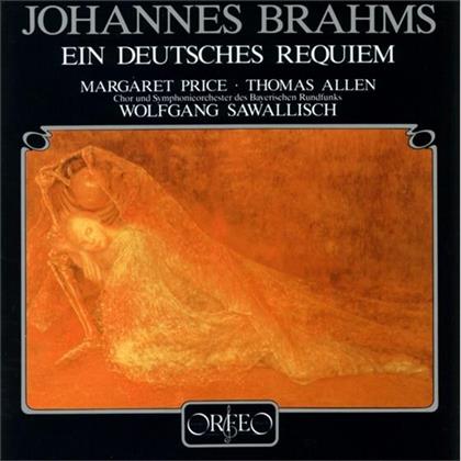 Johannes Brahms (1833-1897), Wolfgang Sawallisch, Dame Margaret Price, Thomas Allen & Symphonieorchester des Bayerischen Rundfunks - Deutsches Requiem