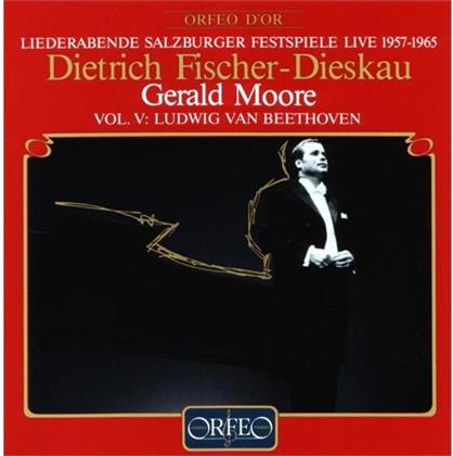 Ludwig van Beethoven (1770-1827), Dietrich Fischer-Dieskau & Gerald Moore - Liederabende Salzburger Festspiele Live 1957-1965 - Vol. V