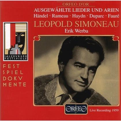 Léopold Simoneau & Diverse Gesang - Ausgewählte Lieder+Arien