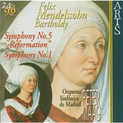 --- & Felix Mendelssohn-Bartholdy (1809-1847) - Sinfonie Nr 1 & 5