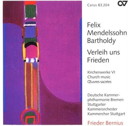 Ziesak/Pregardien & Felix Mendelssohn-Bartholdy (1809-1847) - Verleih Uns Frieden